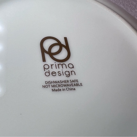 Prima Design Off White & Gold “Dream Big” Small Plate - Picture 4 of 4